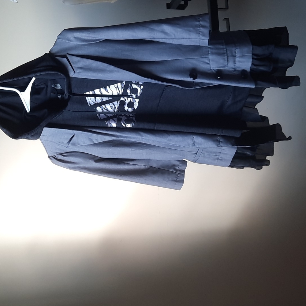 HP Adidas Badge Of Sport Camo Team Issue Hoodie - Picture 3 of 10